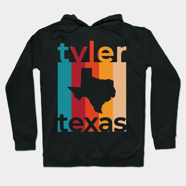 Tyler Texas Retro Hoodie by easytees